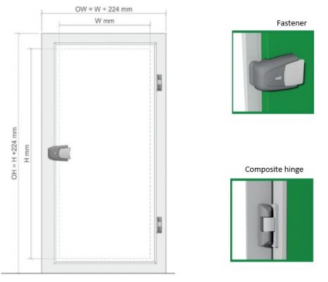 Cửa panel Intercold – Overlaping Door